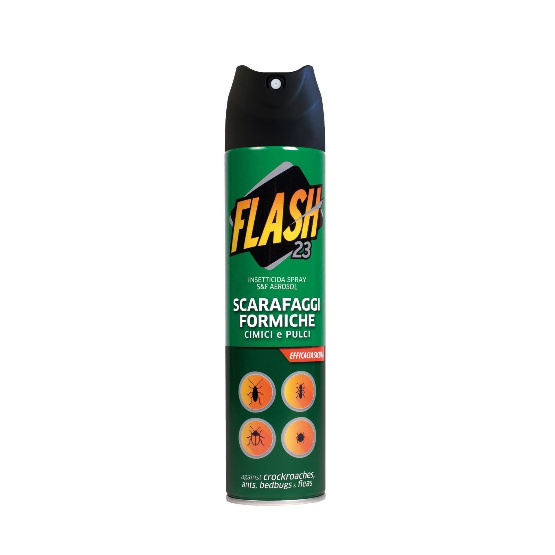 Flash 23 Insetticida Spray 250ml – Scarafaggi, Formiche, Cimici, Pulci