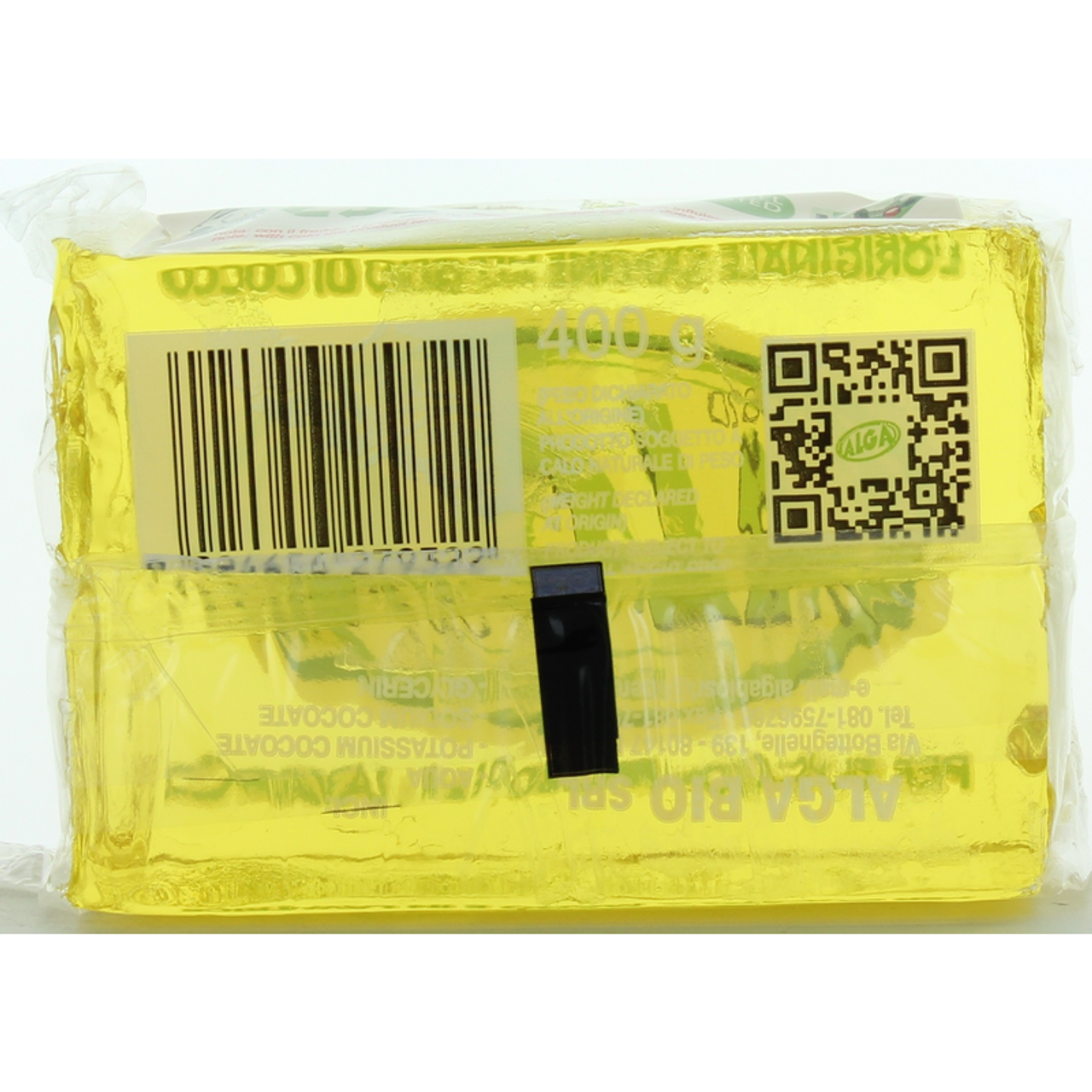 Ecological alga soap 400g - The original with coconut oil for hand laundry and in the washing machine