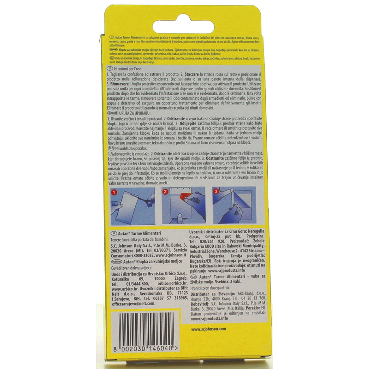 Autan Food Antima, 2 egység csomagja