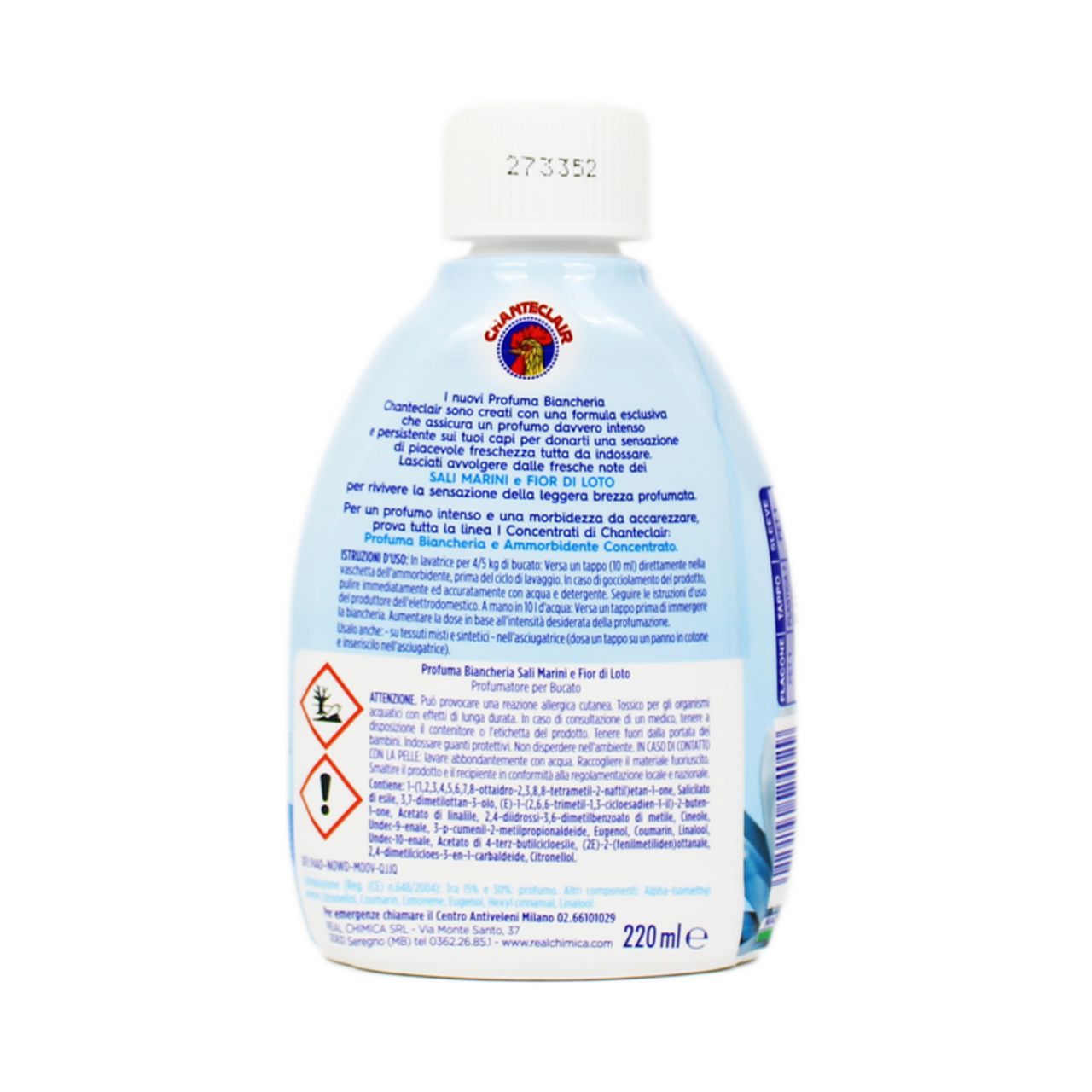 Chanteclair I Concentrati Profuma Biancheria Sali Marini e Fior Di Loto 220 ml