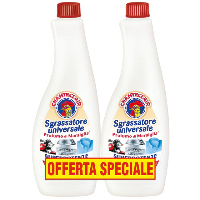 Chanteclair Sgrassatore Ricarica Marsiglia 2 Pezzi Da 600 Ml