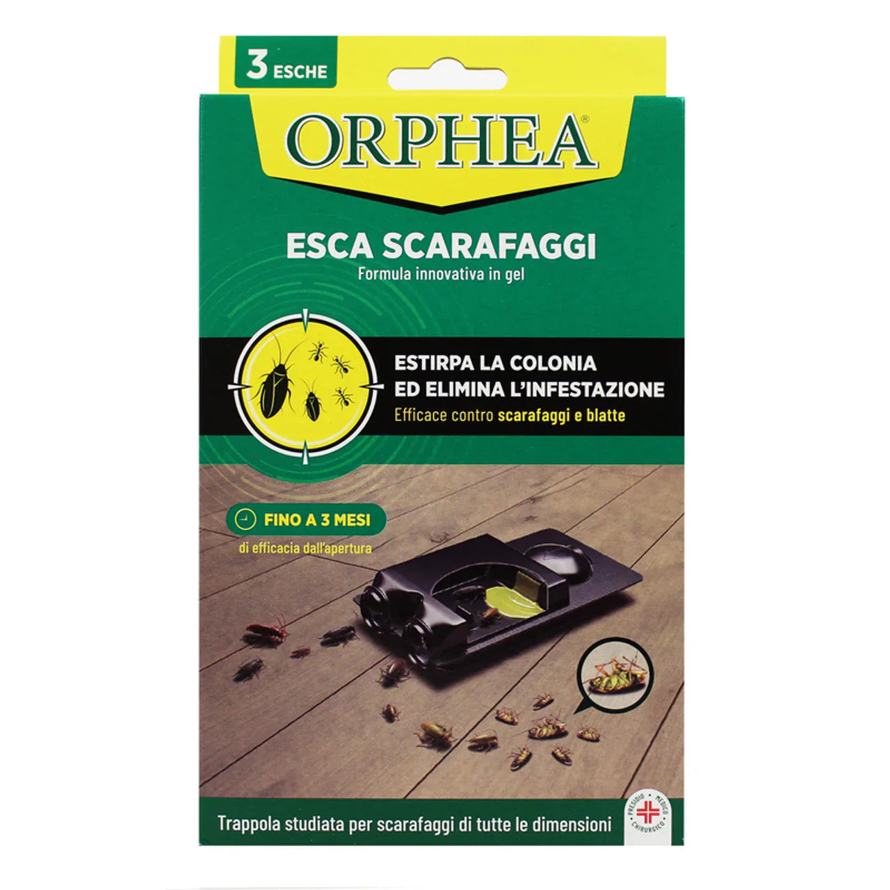 Orphea Esca Scarafaggi Trappola 3 Pz