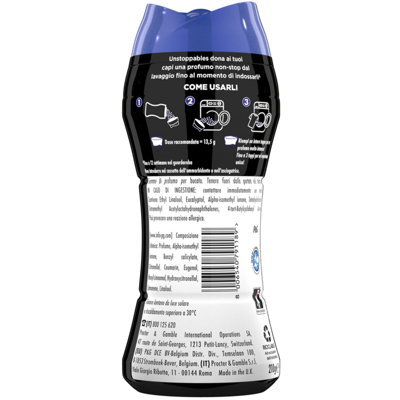 Lenor Unstoppables Cristalli Profumo Per Il Bucato Frechezza di Dash 210 Gr