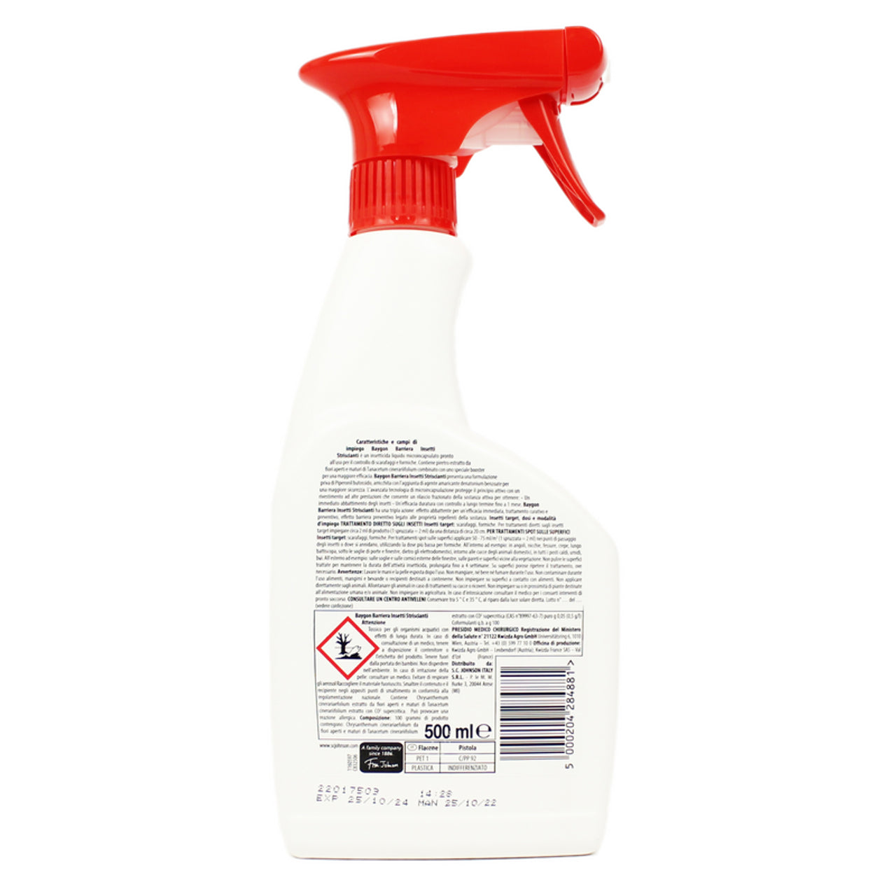 Baygon -Spray -Kakerlaken und Ameisen 500 ml - Insektizid für kriechende Insekten