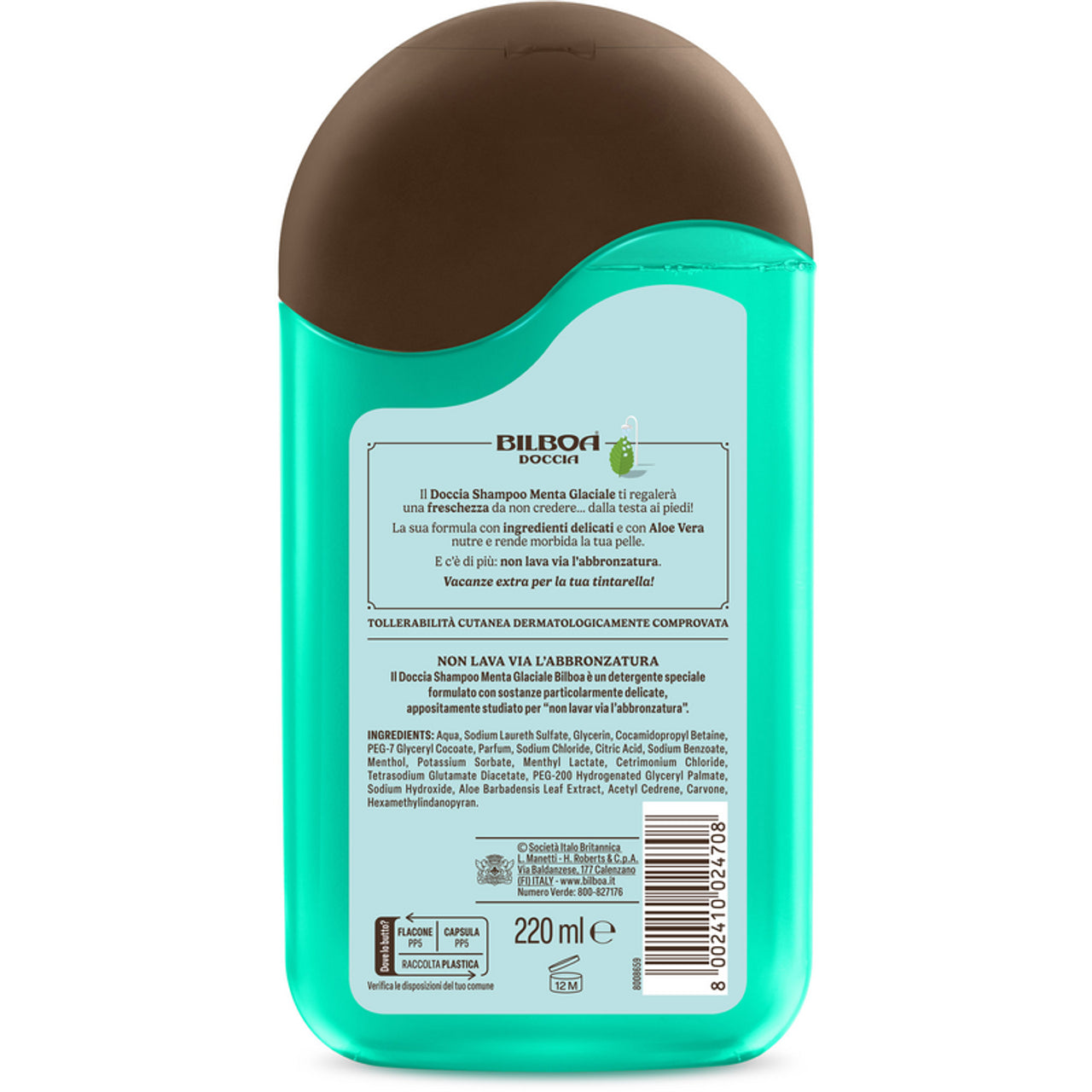 220 ml Duschdusche Duschendusche Dusche - erfrischender Effekt und wäscht die Bräune nicht