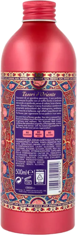 East treasures bathroom aromatic cream shutters dream pomegranate and red tea 500ml