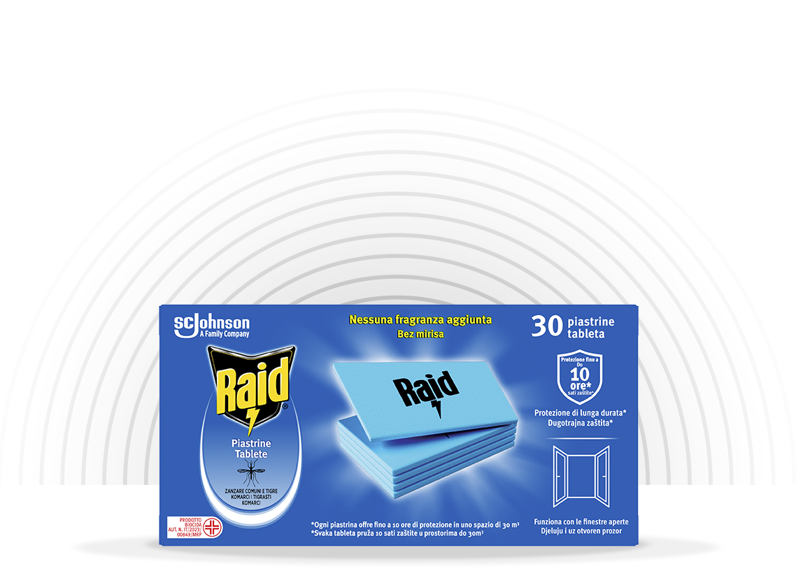 Plaquettes Insecticide Raid Nuit 30 Pièces