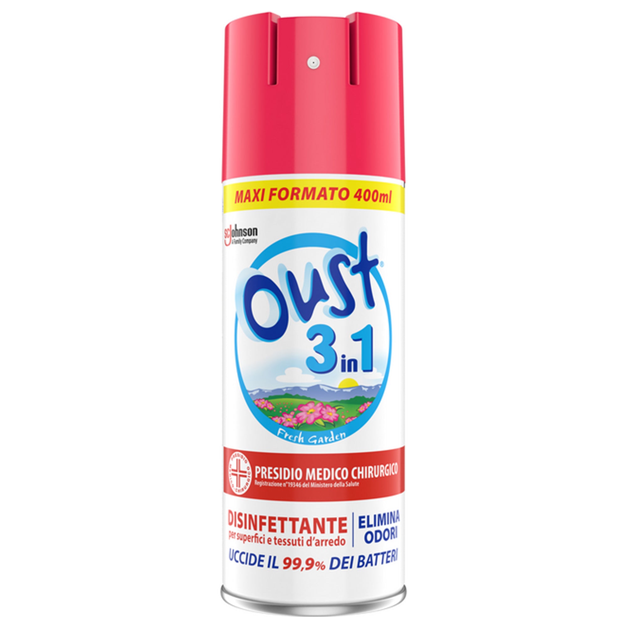 Oust 3in1 disinfectant eliminates 400ml smells - Fresh Garden