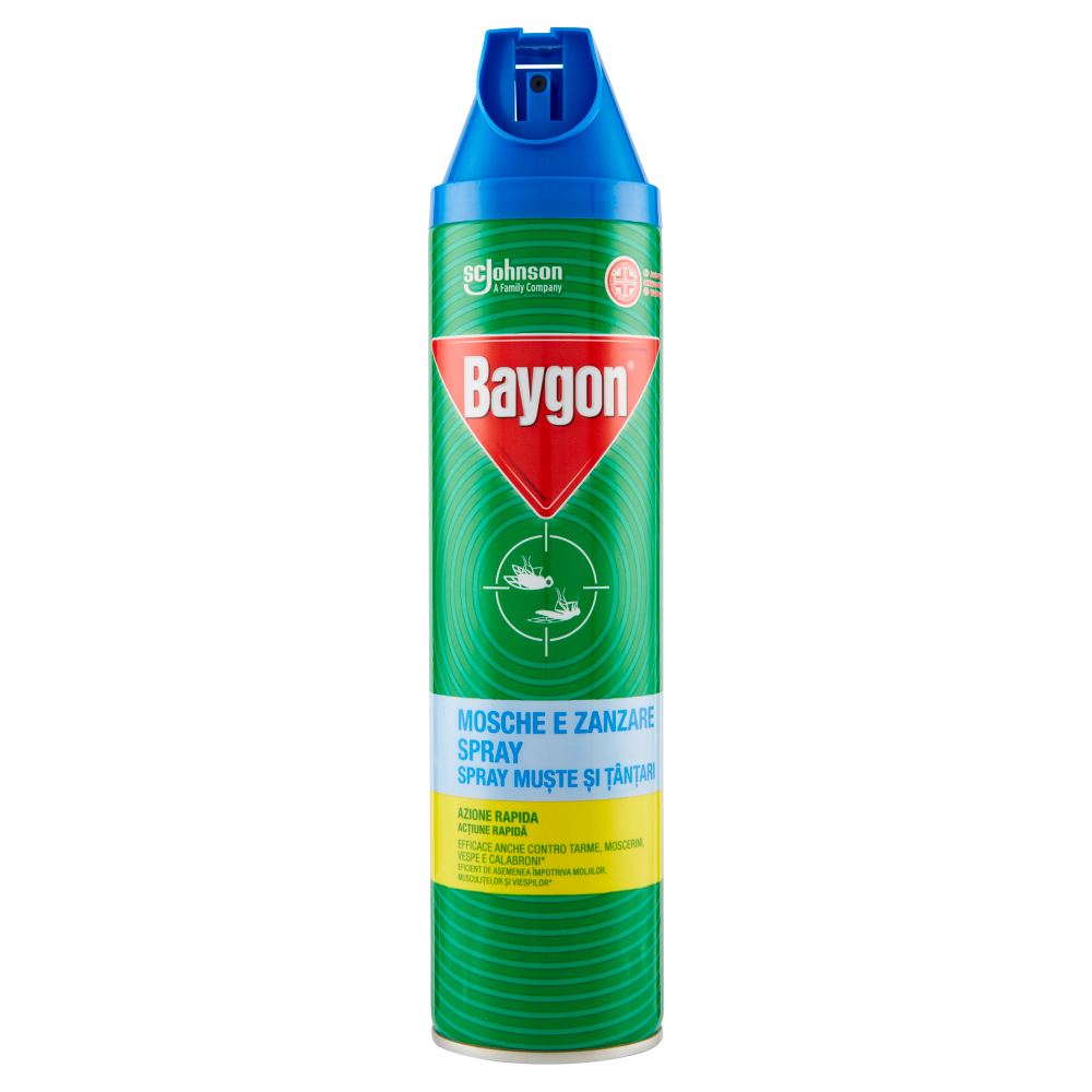 Baygon Blue Insecticide spray flies and mosquitoes 400 ml