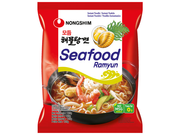 Nongshim Seafood Ramyun - Ramen Istantaneo ai Frutti di Mare 125g