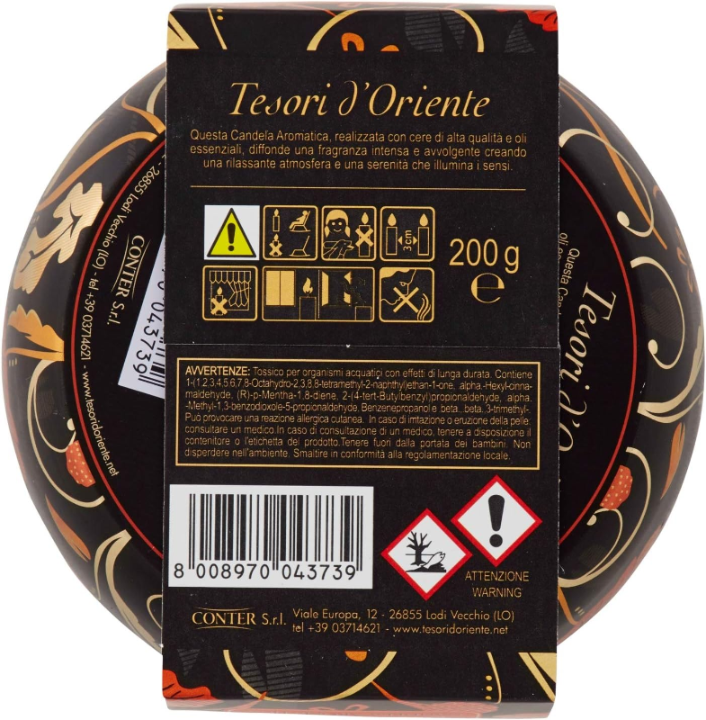 East treasures aromatic candle japanese rituals 200 gr