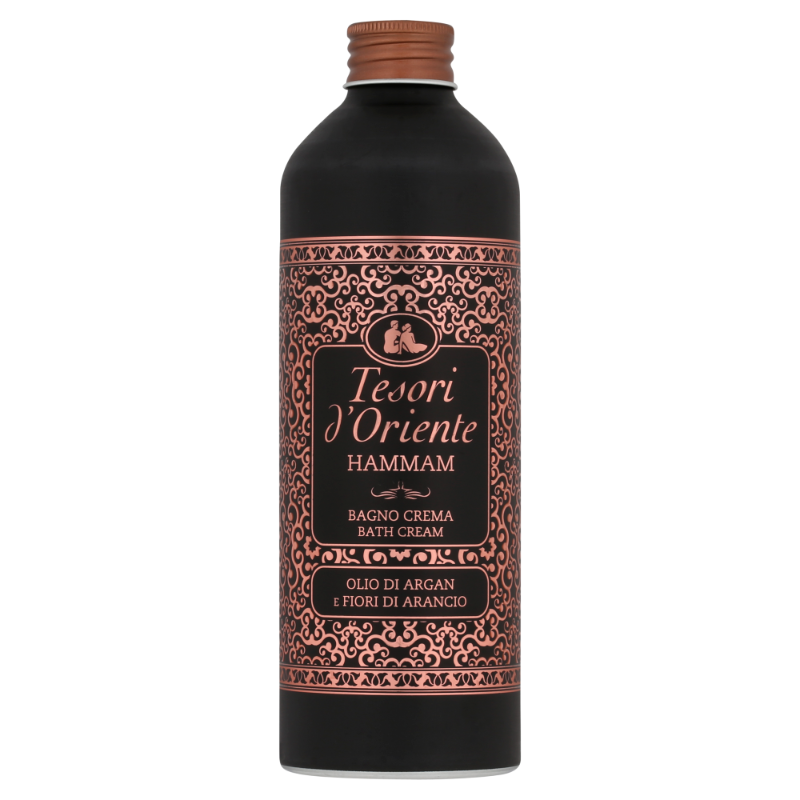 Tesori d'Oriente Aromatische Badecreme Hammam, Arganöl und Orangenblüten, 500 ml