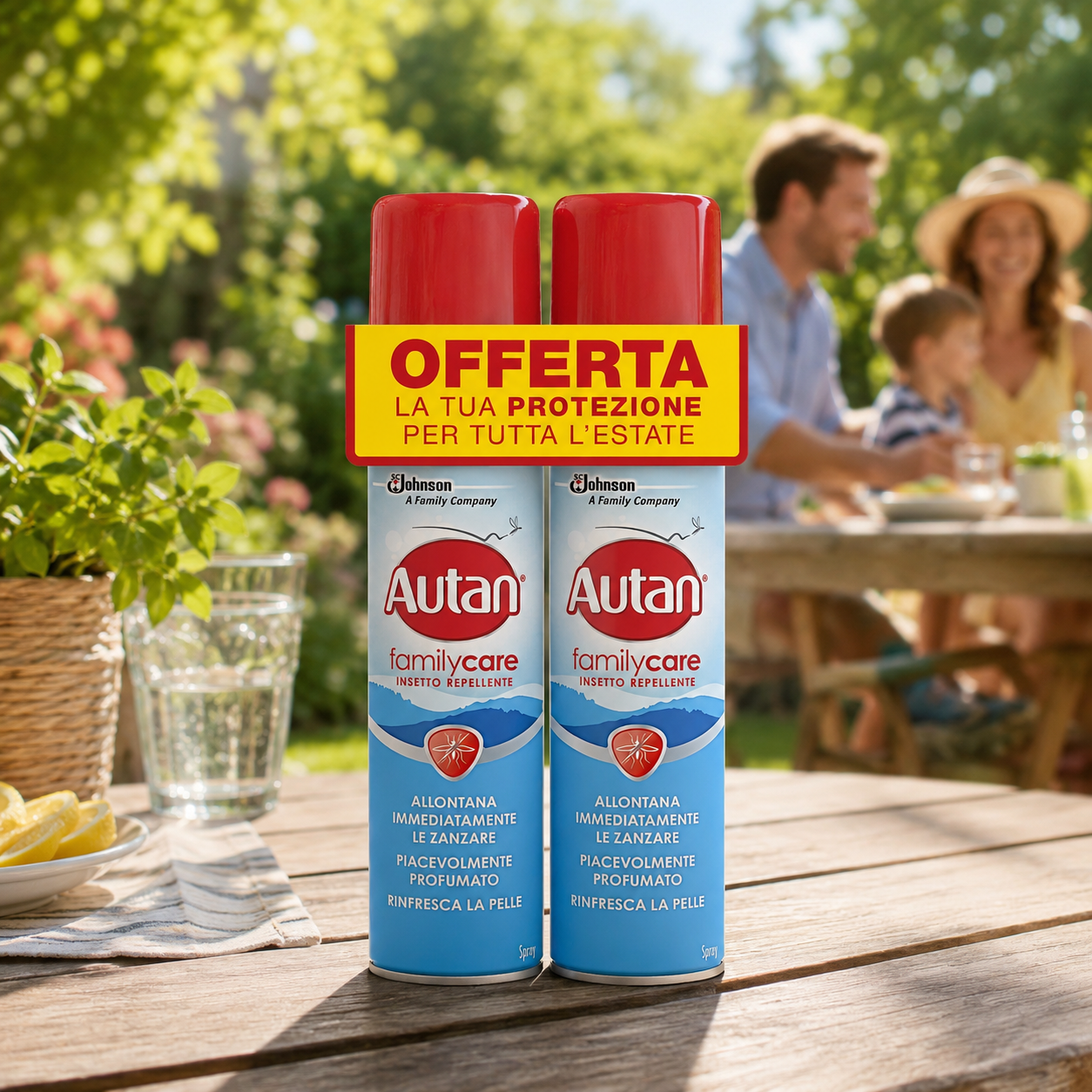 AUTAN FAMILY CARE SPARY 2 x 100 ml repellent insect