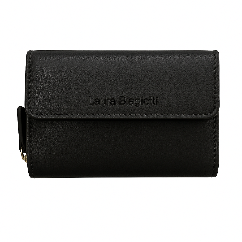 LAURA BIAGIOTTI Portafoglio Donna in Vera Pelle 760-32 | RFID | 13,5x10x4 cm