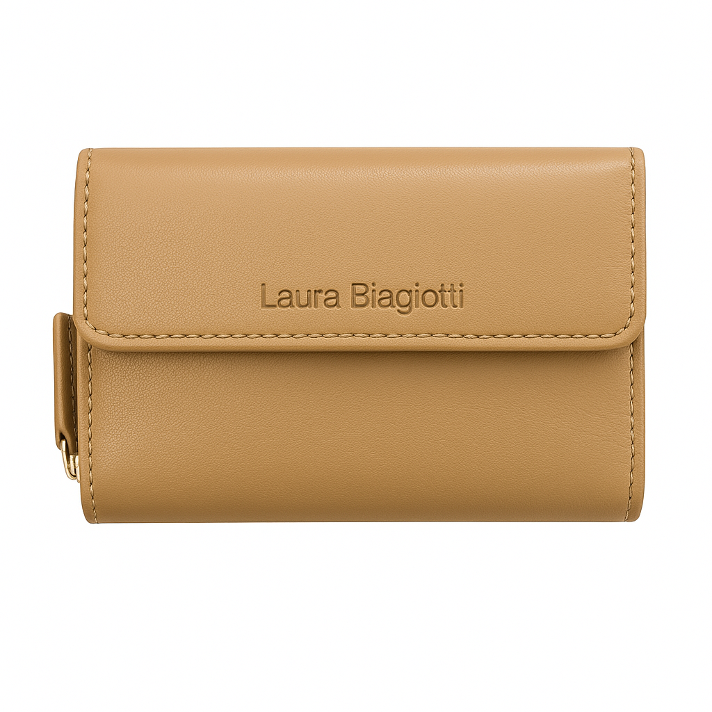 LAURA BIAGIOTTI Portafoglio Donna in Vera Pelle 760-32 | RFID | 13,5x10x4 cm