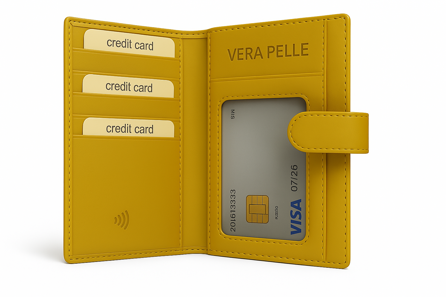 Laura Biagiotti Portafoglio Donna in Vera Pelle - 17x10,5x4 cm