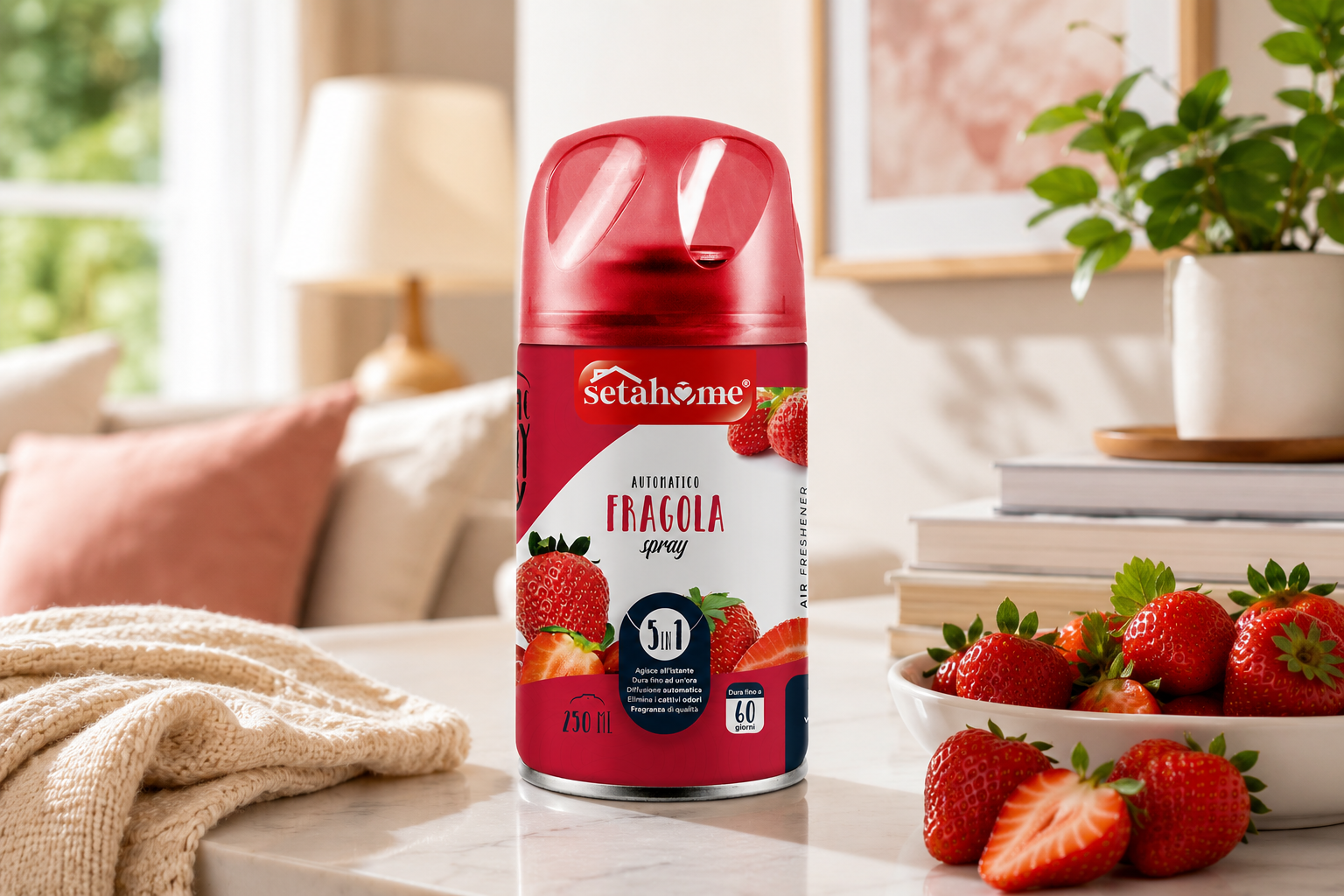 Setahome deodorant Authority Spray Automatic Strawberry 250ml
