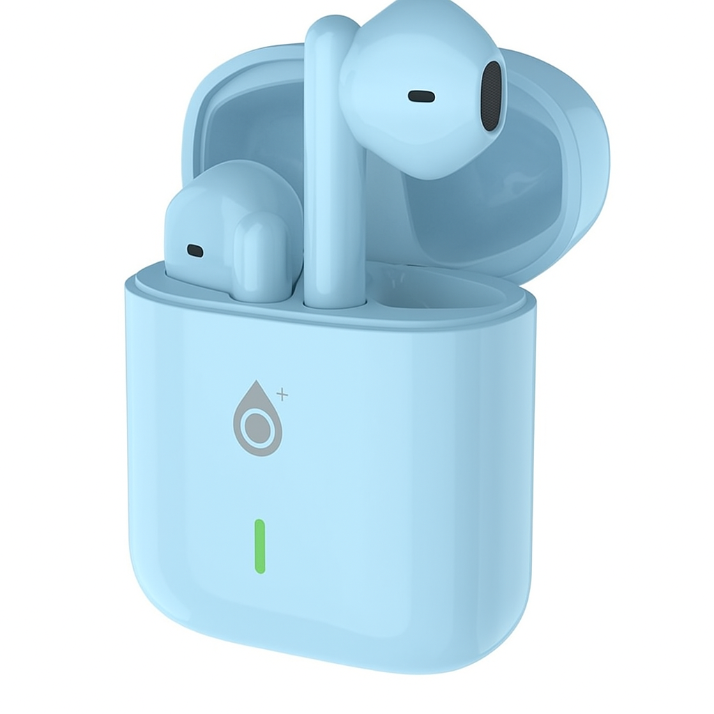 Auricolari Bluetooth TWS NC3216 rosa con custodia di ricarica, microfono integrato e controllo touch