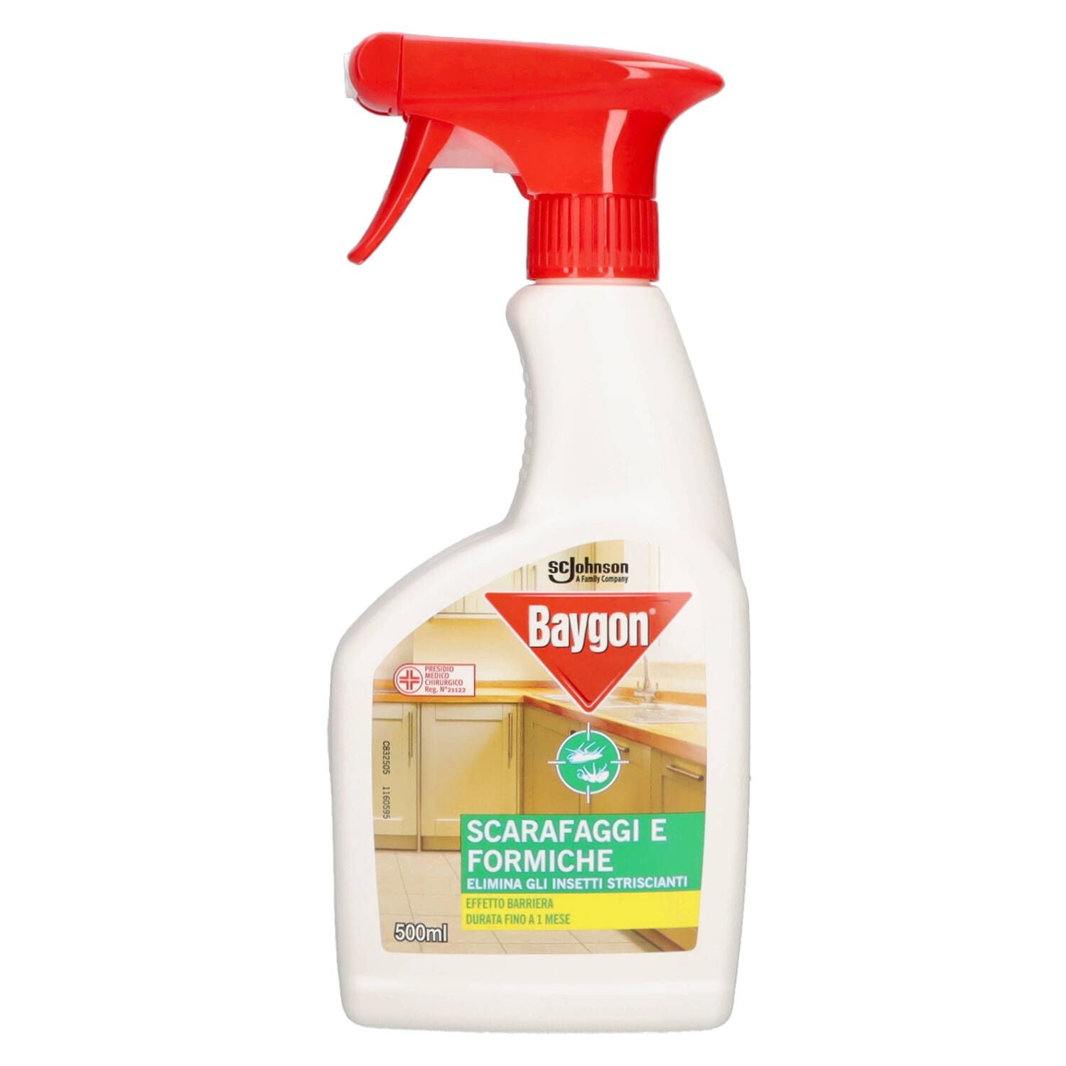 Baygon -Spray -Kakerlaken und Ameisen 500 ml - Insektizid für kriechende Insekten