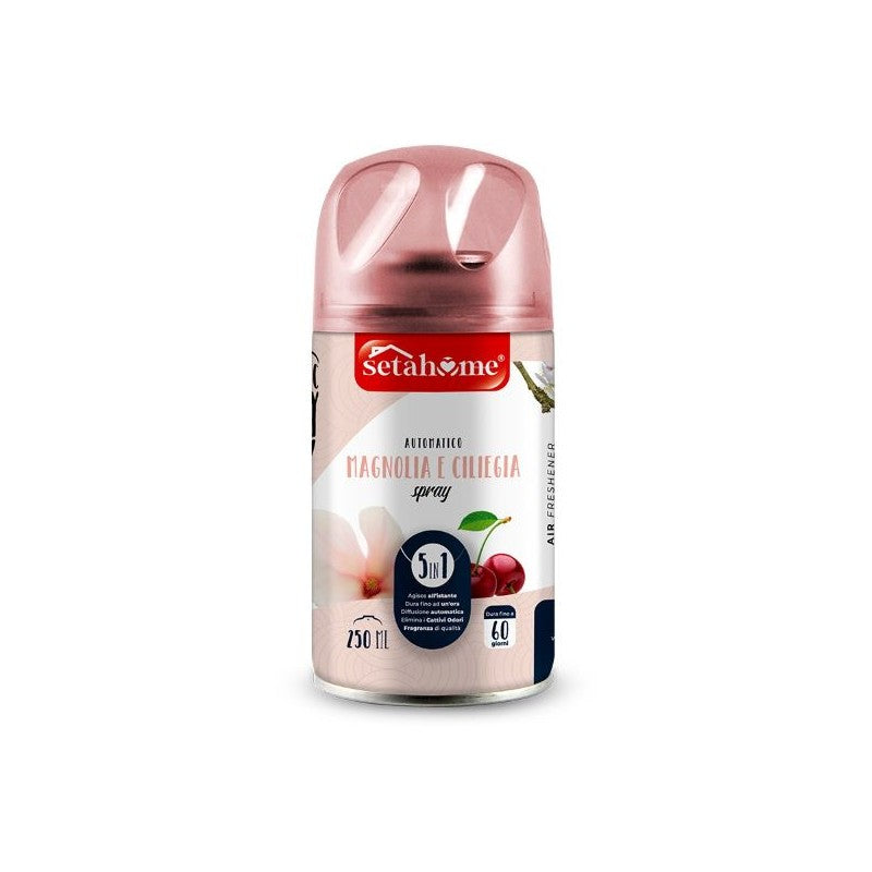 Setahome Deodorante Ambiente Spray Automatico Magnolia e Ciliegia 250ml