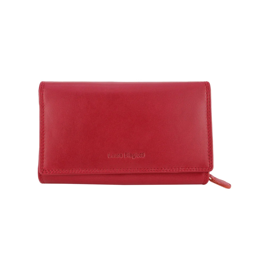 Laura Biagiotti Portafoglio Donna in Vera Pelle - 17x10,5x4 cm