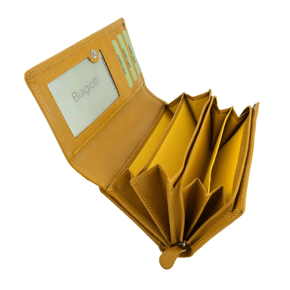 Laura Biagiotti Portafoglio Donna in Vera Pelle - 17x10,5x4 cm