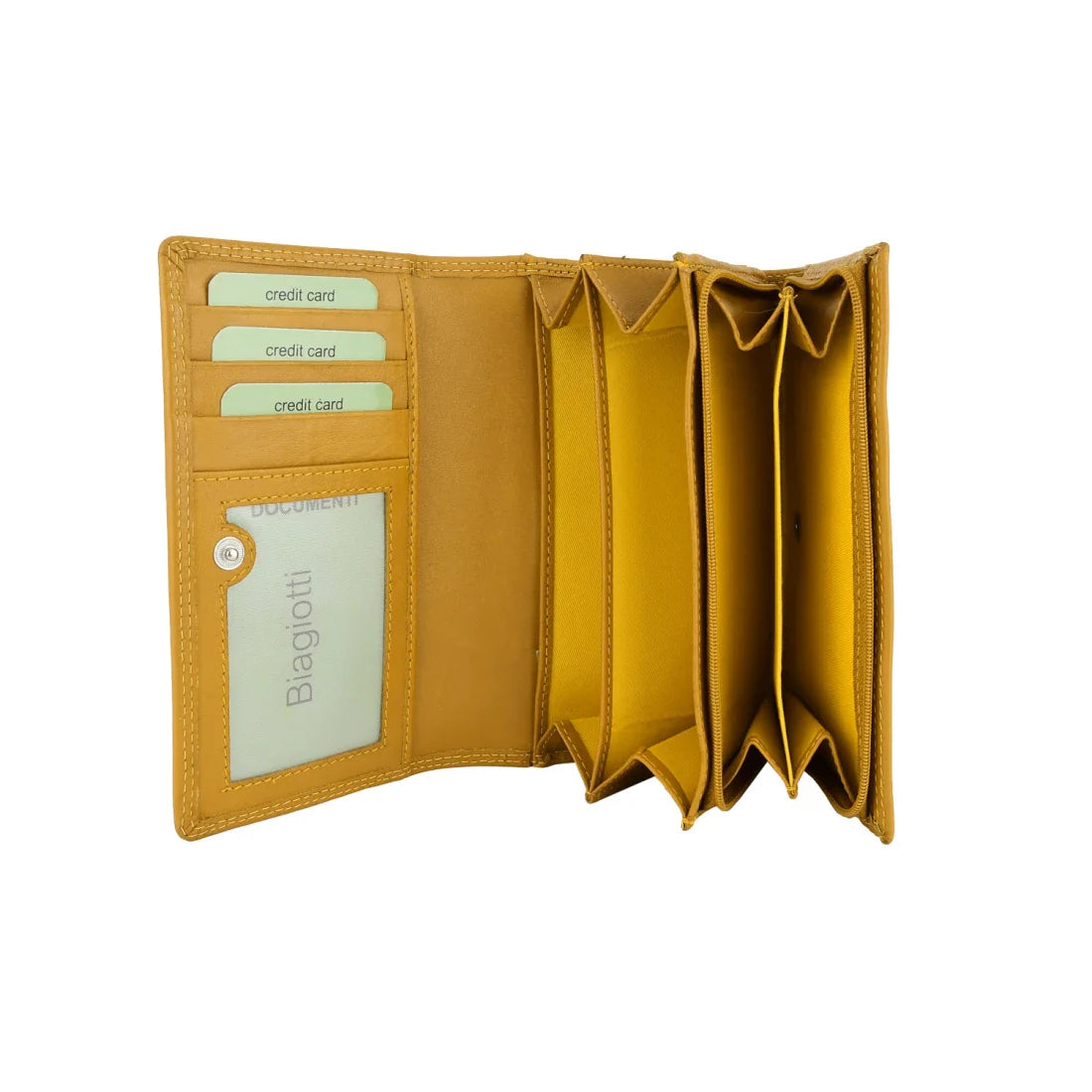 Laura Biagiotti Portafoglio Donna in Vera Pelle - 17x10,5x4 cm