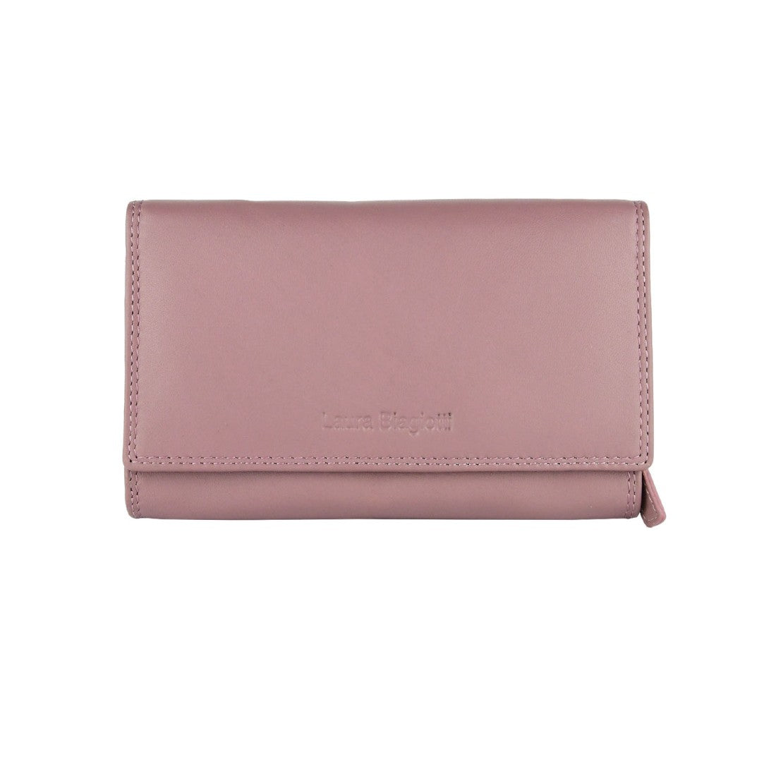 Laura Biagiotti Portafoglio Donna in Vera Pelle - 17x10,5x4 cm