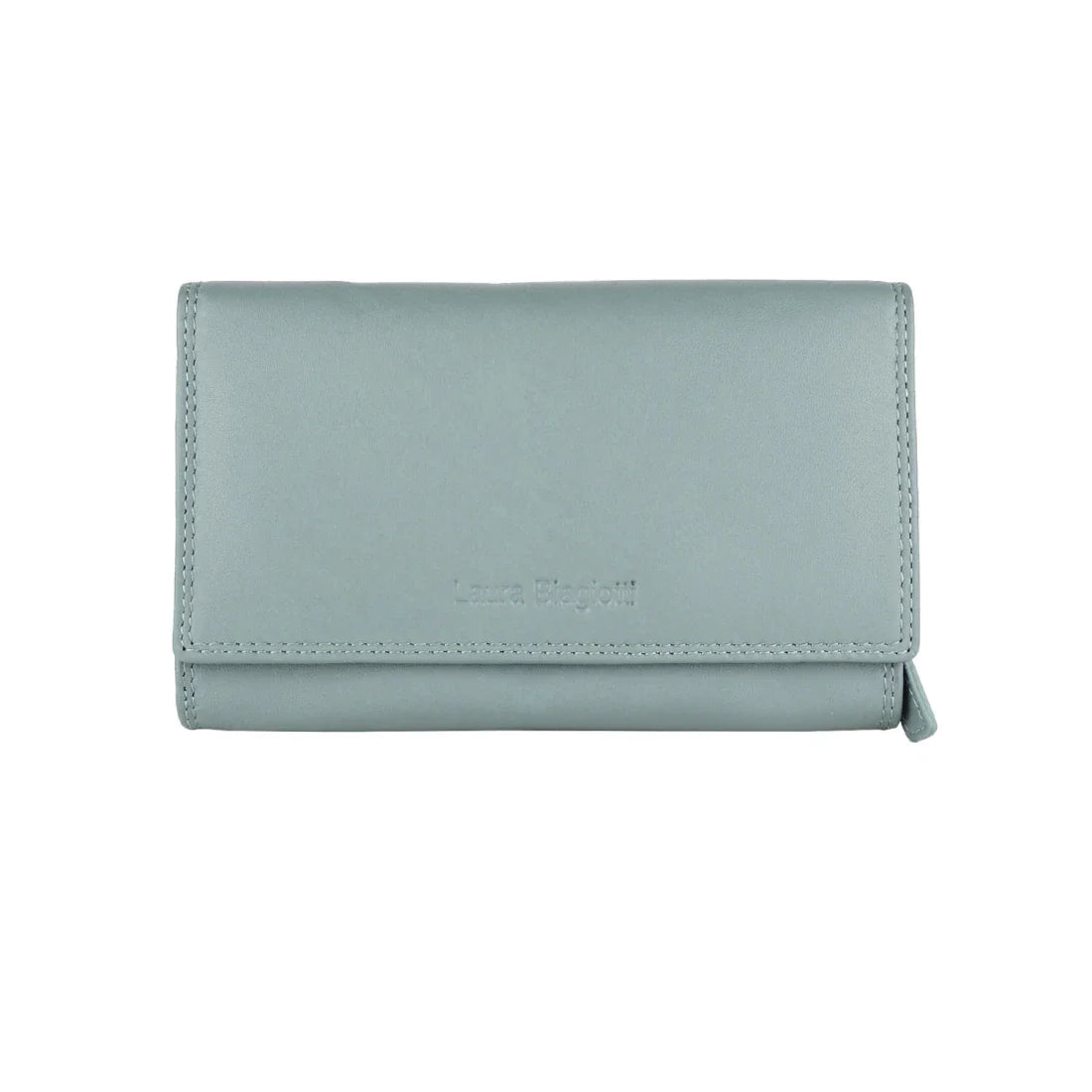 Laura Biagiotti Portafoglio Donna in Vera Pelle - 17x10,5x4 cm