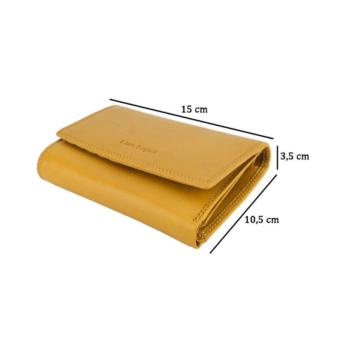 Portafoglio Donna in Pelle 15 x 10,5 x 3,5 cm