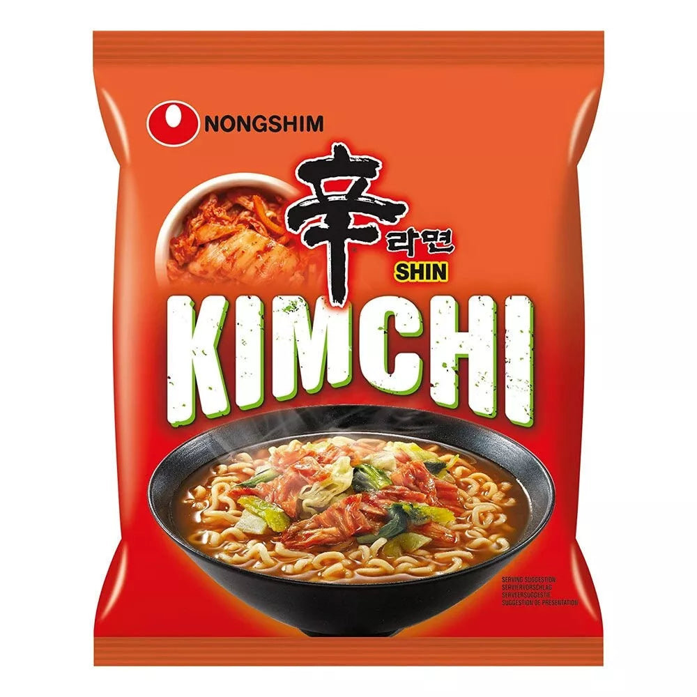 Nongshim Kimchi Ramyun 120g - Ramen instantané au kimchi coréen