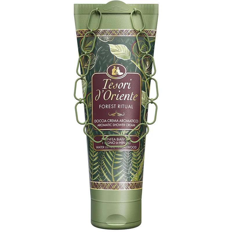 Tesori D'oriente Crème Douche Rituel Forestier Nénuphar Blanc Et Bois Hinoki Tube 250 Ml