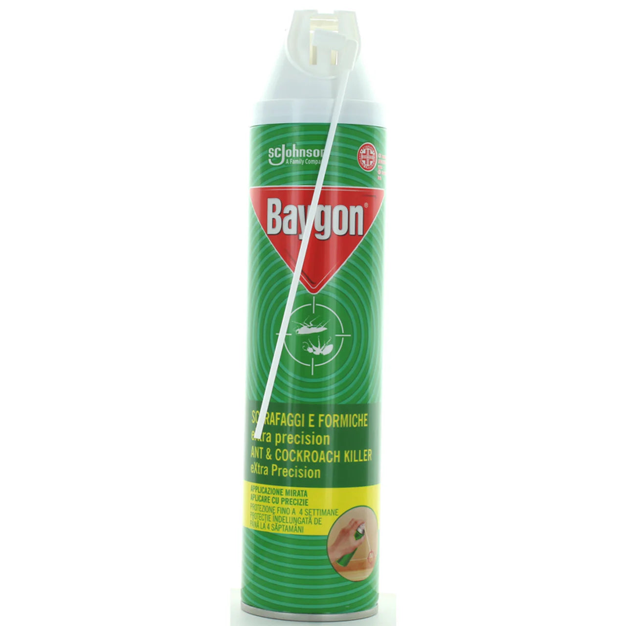 Baygon Verde Extra Precision Spray Scarafaggi e Formiche 400 Ml