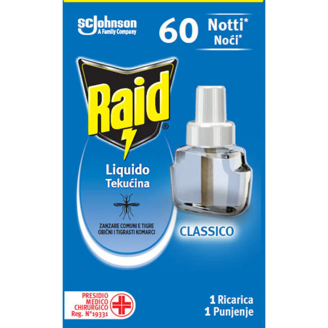 Raid Ricarica Liquida Inodore 60 Notti Classica