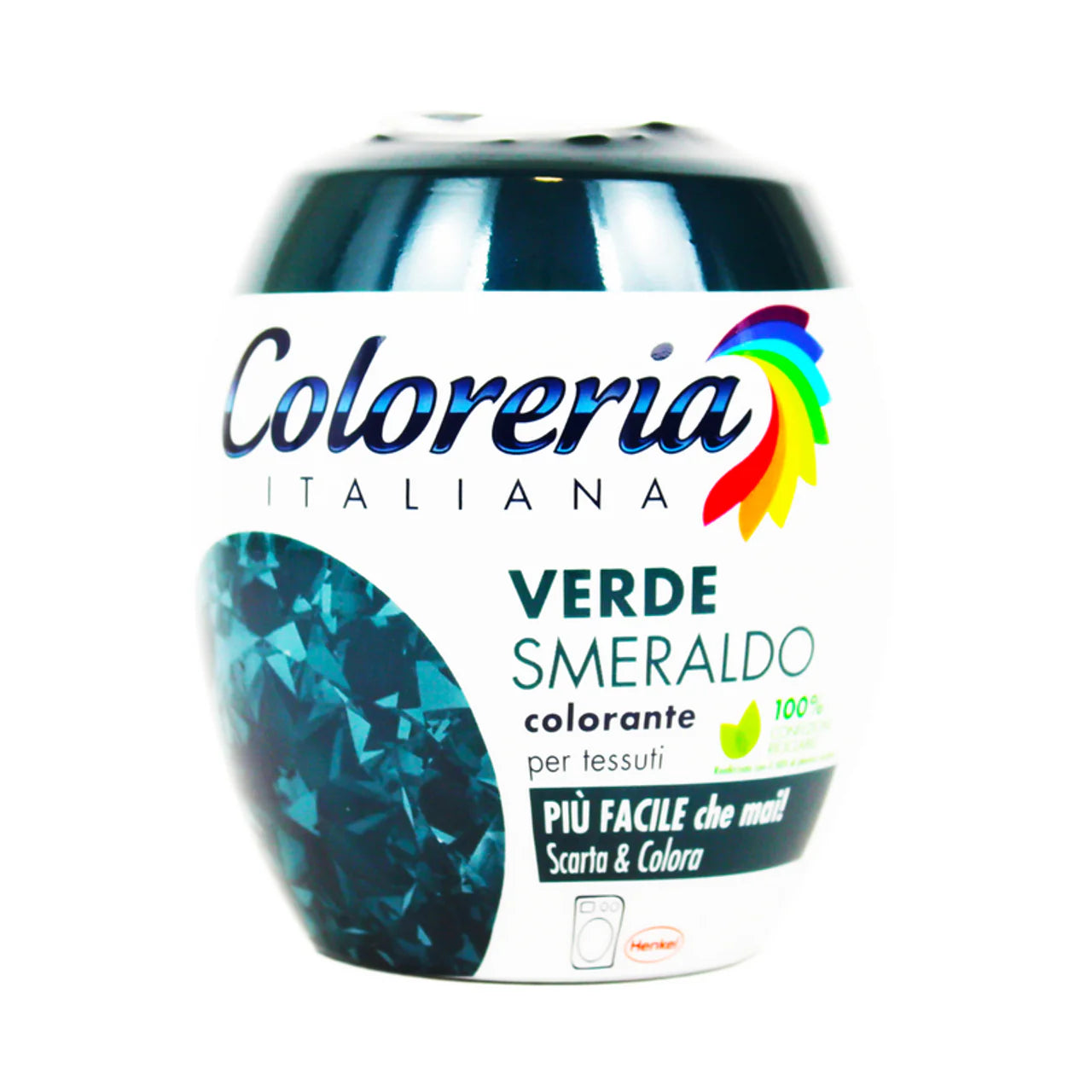 Coloreria Italiana Verde Smeraldo Colorante per Tessuti 350g