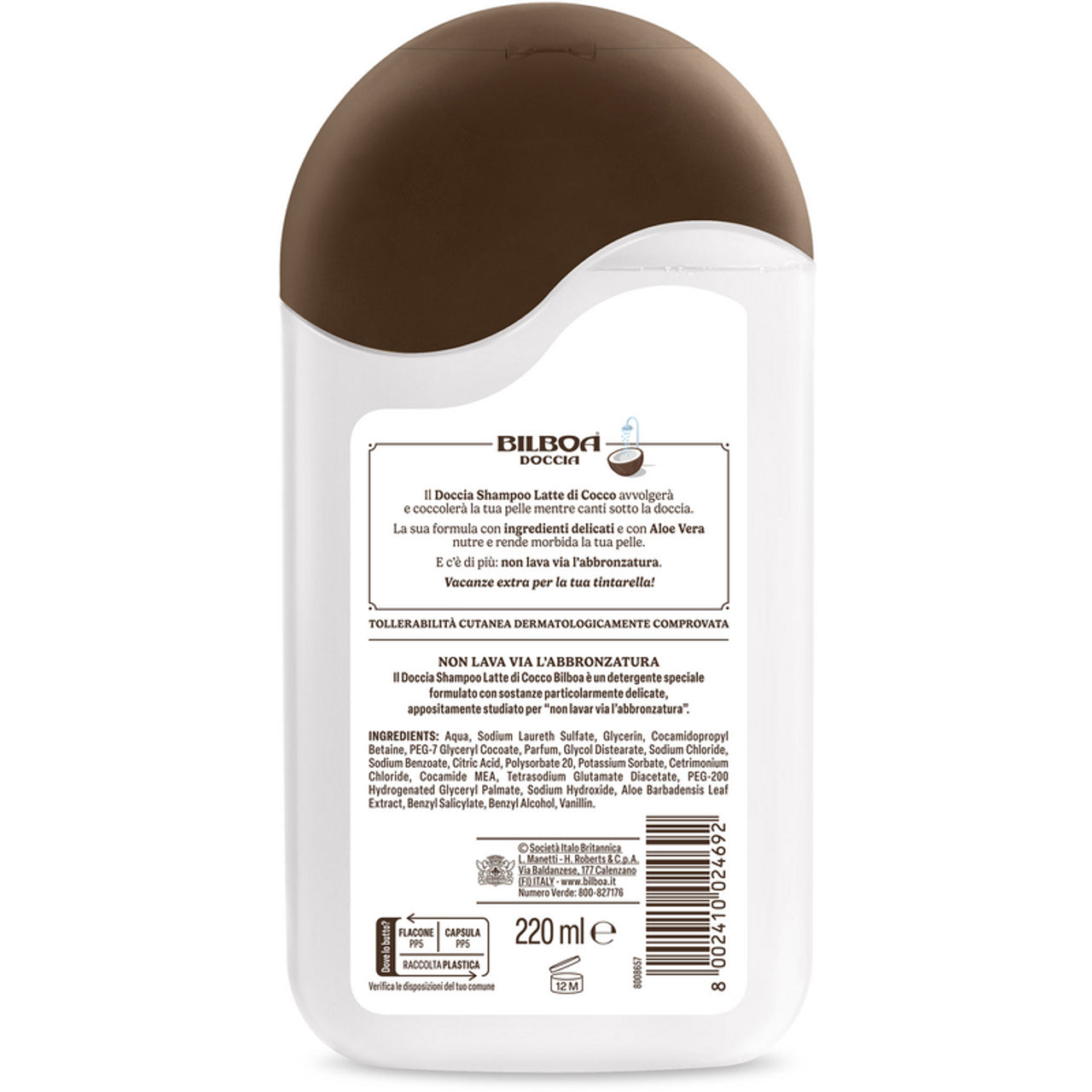 220ml coconut shower bilboa shower slice - delicate and nutritious