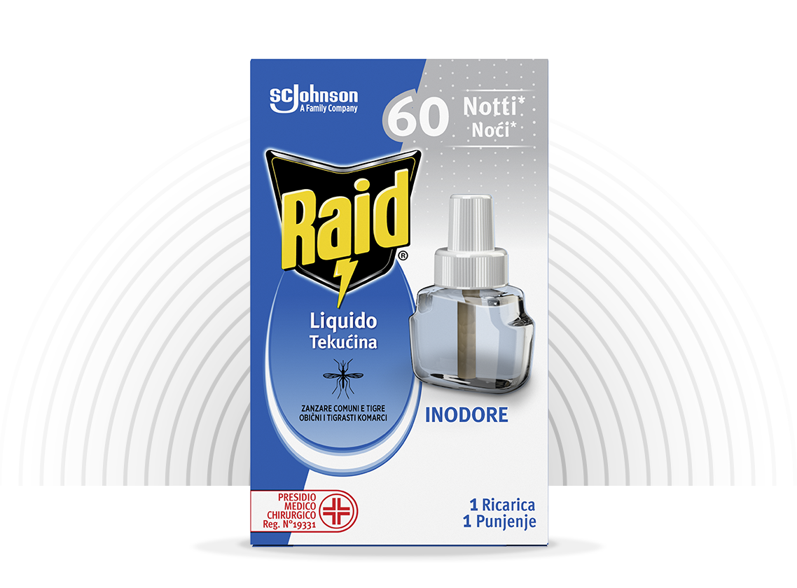 Raid Ricarica Liquida Inodore 60 Notti