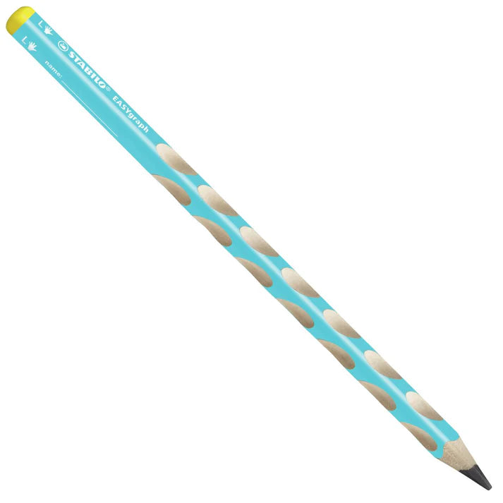 Matita Ergonomica Triangolare - Stabilo Easygraph Per Mancini In Azzurro - Gradazione Hb