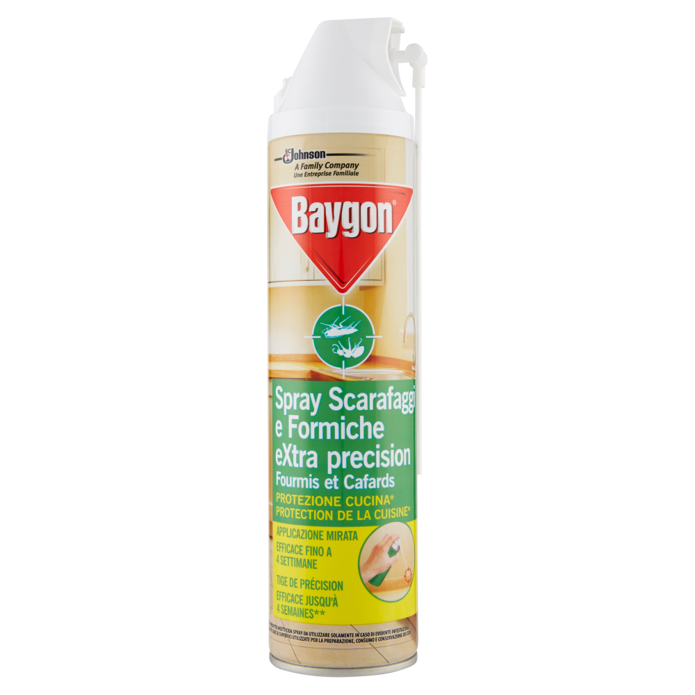 Baygon Cucina Extra Precision Beccuccio Direzionale Scarafaggi e Formiche 400 ml