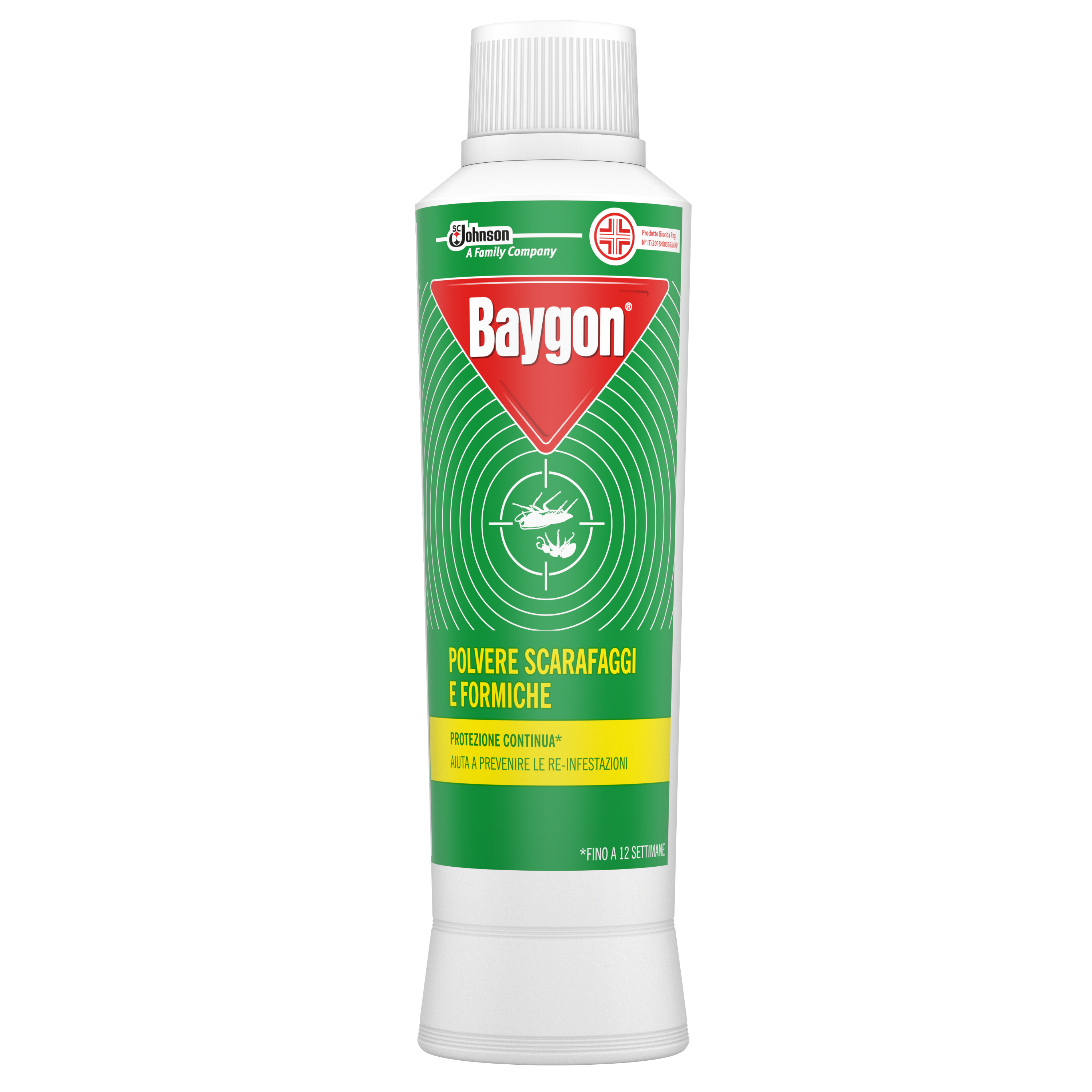 Baygon Insetticida In Polvere Scarafaggi e Formiche Flacone 250 gr