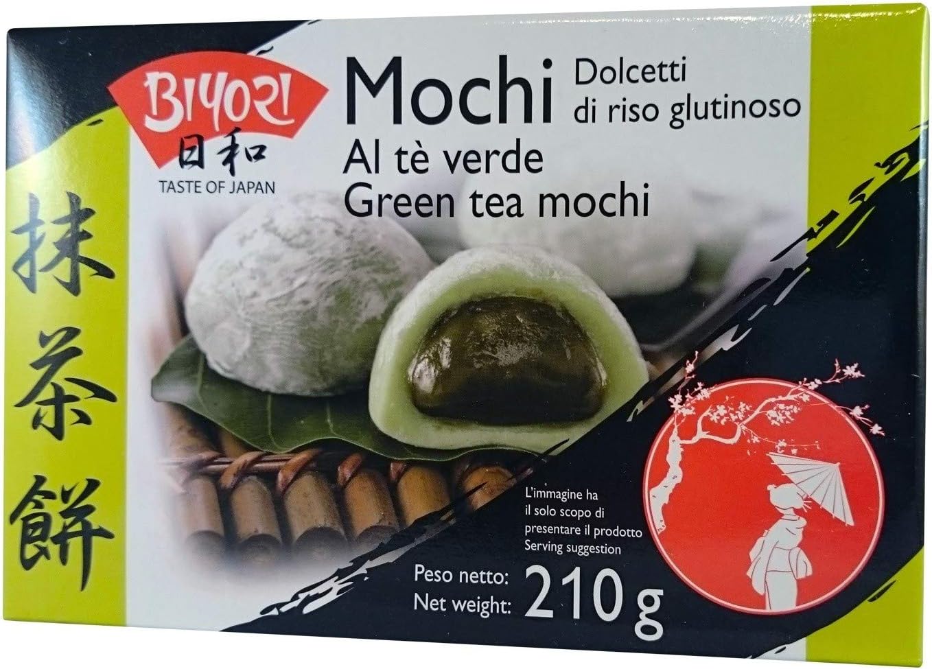 Biyori Mochi Dolce Giapponese al Tè Verde 210g