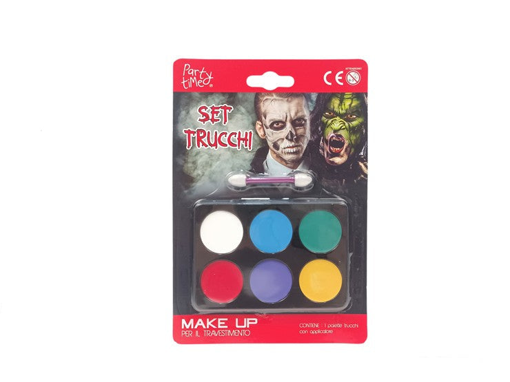 Set Trucchi Halloween e Carnevale - 6 Colori per Face Painting e Travestimenti