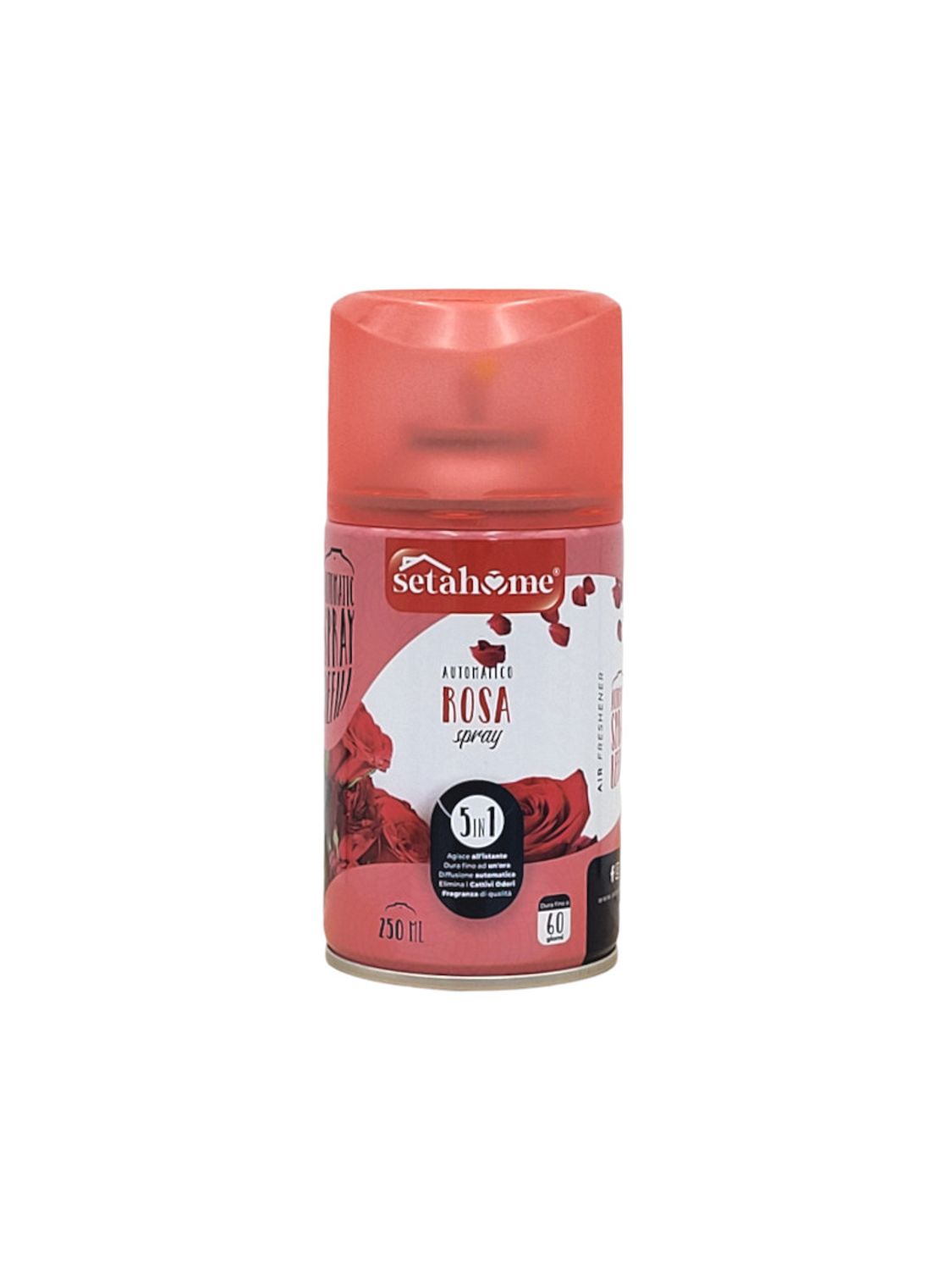 Setahome Deodorante Ambiente Spray Automatico Rosa 250ml