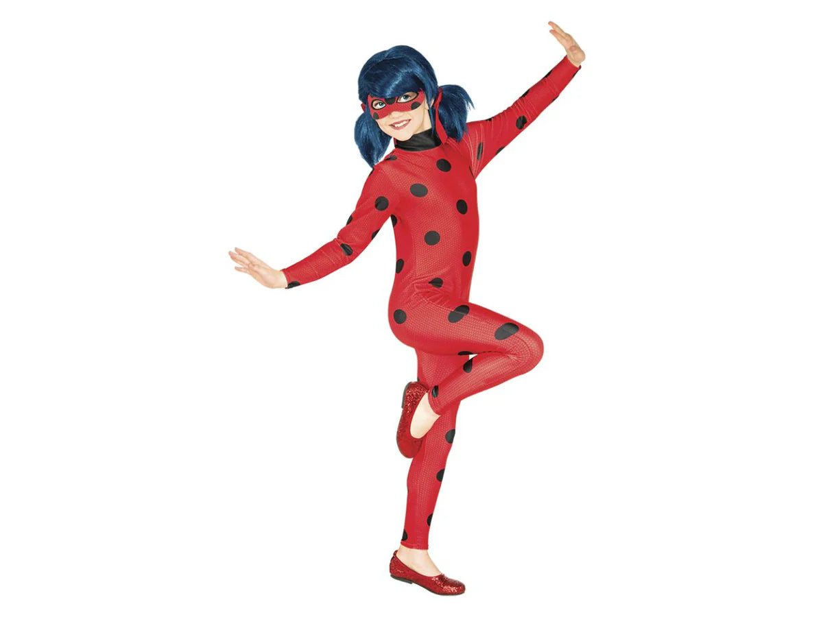 Costume Miraculous Ladybug In Scatola Taglia M 5-6 Anni