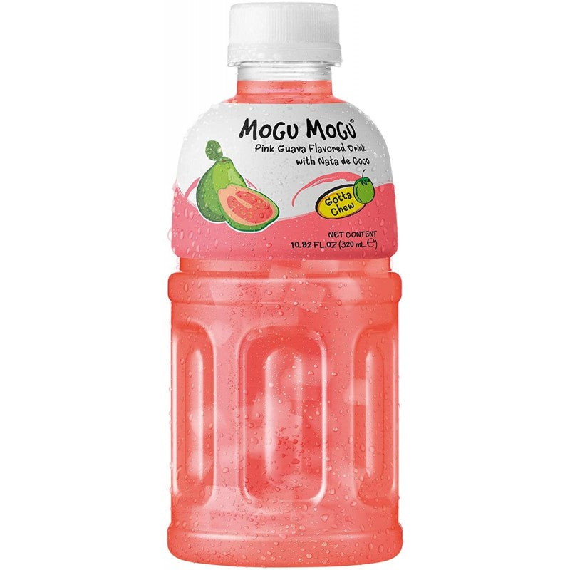 MOGU MOGU Bevanda al Gusto di Guava con Pezzi di Nata di Cocco 320 ml