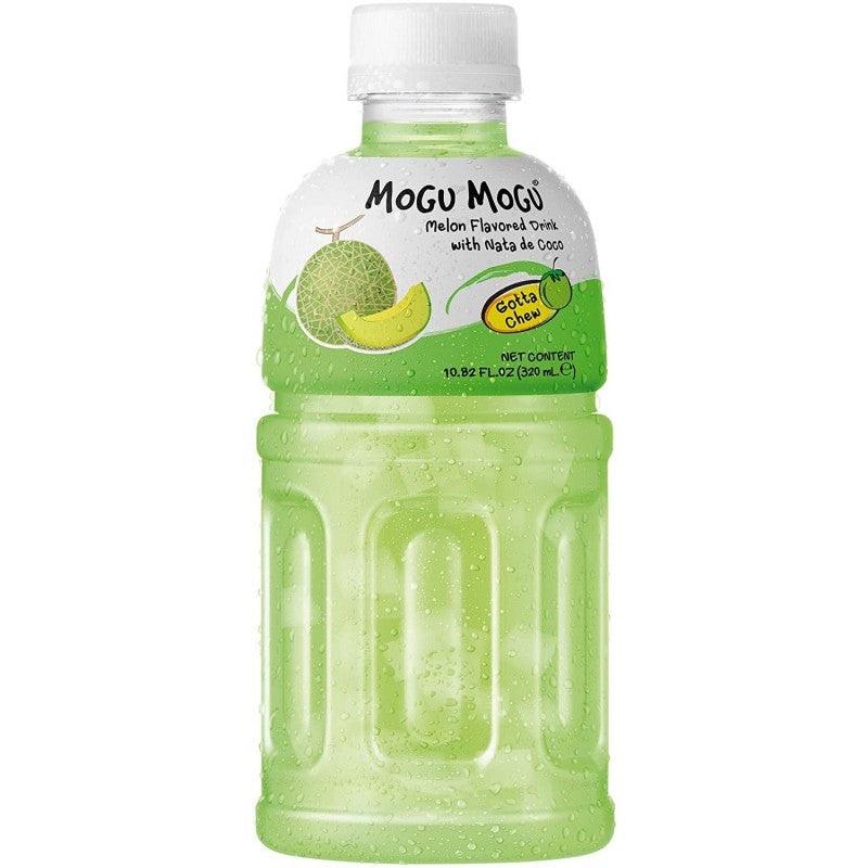 MOGU MOGU Bevanda al Gusto di Melone con Pezzi di Nata di Coco 320 ml