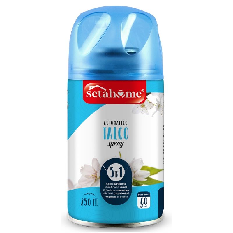 Setahome Deodorante Ambiente Spray Automatico Talco - 250ml