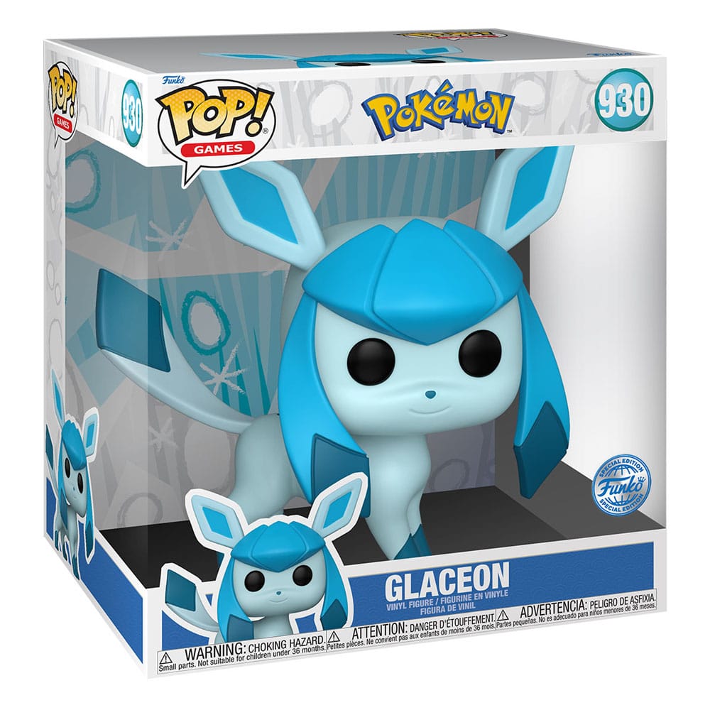 Pokemon - Pop Funko Jumbo Vinyl Figure 930 Glaceon Emea 25 cm