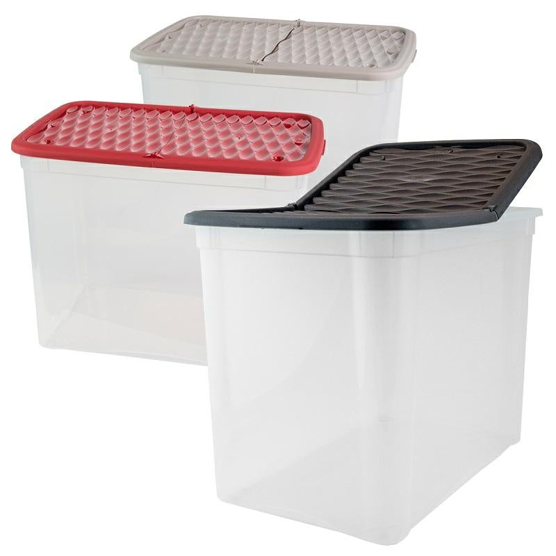 Storage Box Marea 67L 58x39x43 cm - Contenitore Salvaspazio con Coperchio