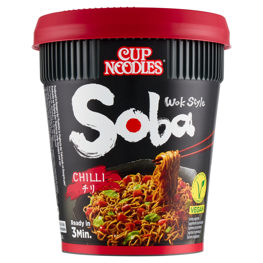 Nissin Cup Noodles Soba Wok Style Chilli 92 g